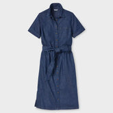 Women's Denim Midi Dress