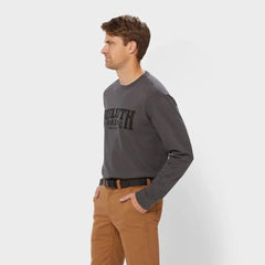 Men's Longtail T Relaxed Fit LS Logo T-Shirt
