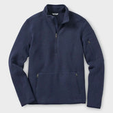 Men's Sweater Fleece Quarter Zip Mock