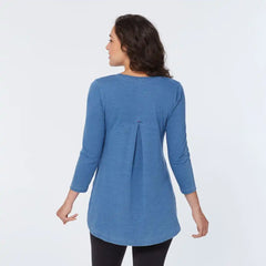 Women's Indigo Knit Popover Shirt