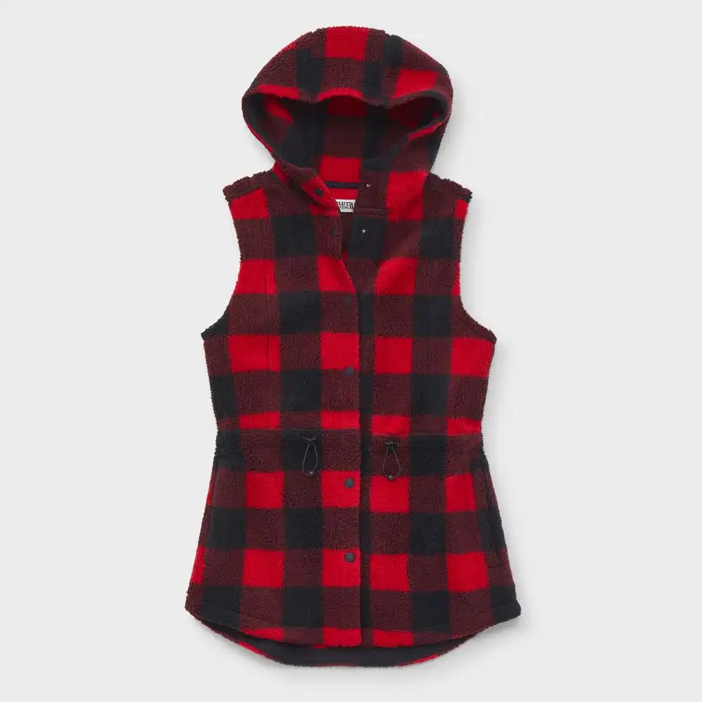 Women's Pile Hi Fleece Hooded Tunic Vest