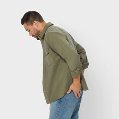 Men's Officer's Slub Sateen Shirt Jac