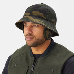 Warden's Waxed Earflap Bucket Hat